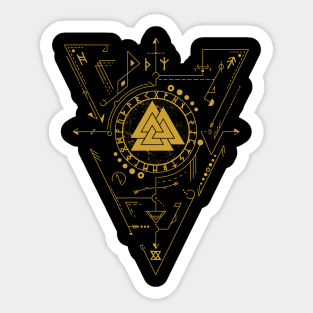 Valknut | Norse Pagan Symbol Sticker